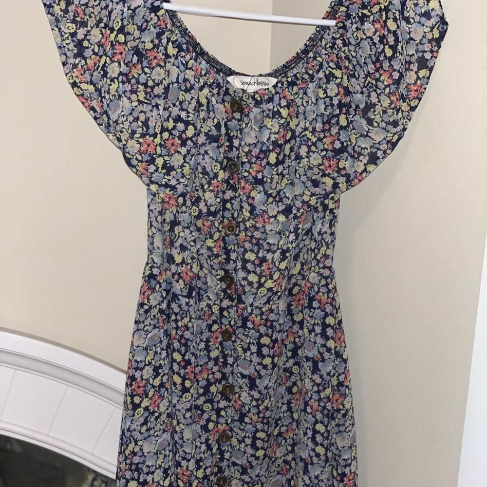 ❗️Cute Floral Off the Shoulder dress